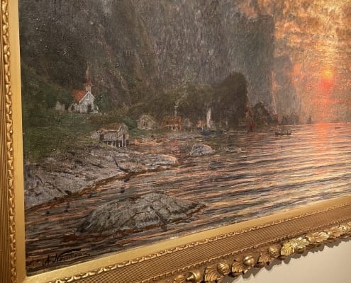 Adelsteen Normann - Midnattsol ved Vågakallen3