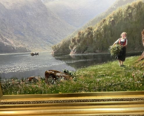 Hans Dahl - Bondepike ved Balestrand 3