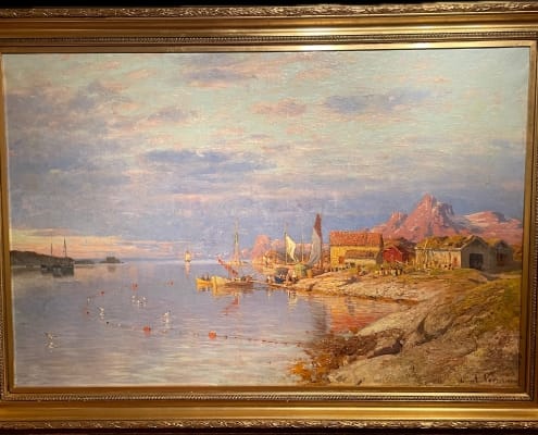 Adelsteen Normann - Fra Lofoten ca.1880 120x170