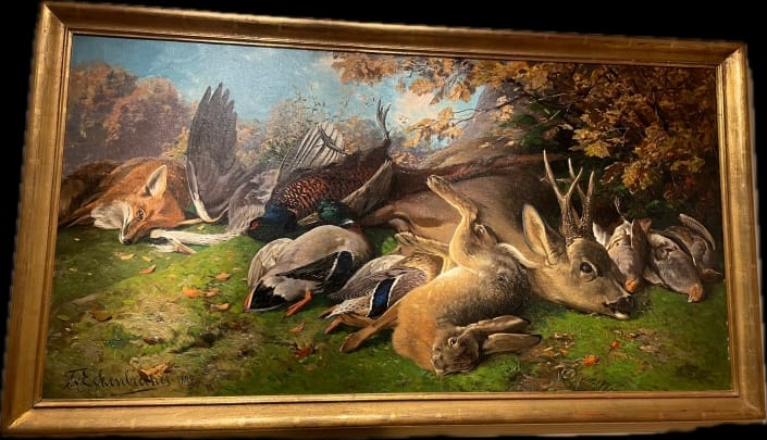 Eckenbrecher - Jaktscene 1897 90x150