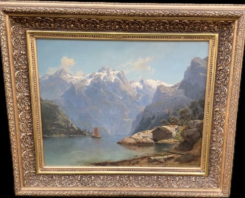 Johannes Duntze - Fra Balestrand 1851 74x88