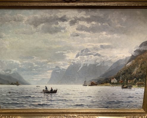 Adelsteen Normann - Fra Sognefjorden - Utstilt på Verdensutstillingen i Paris 2