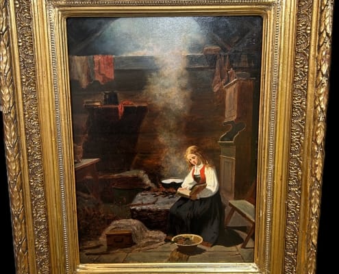 Carl Lorck - Piken ved gruen 2